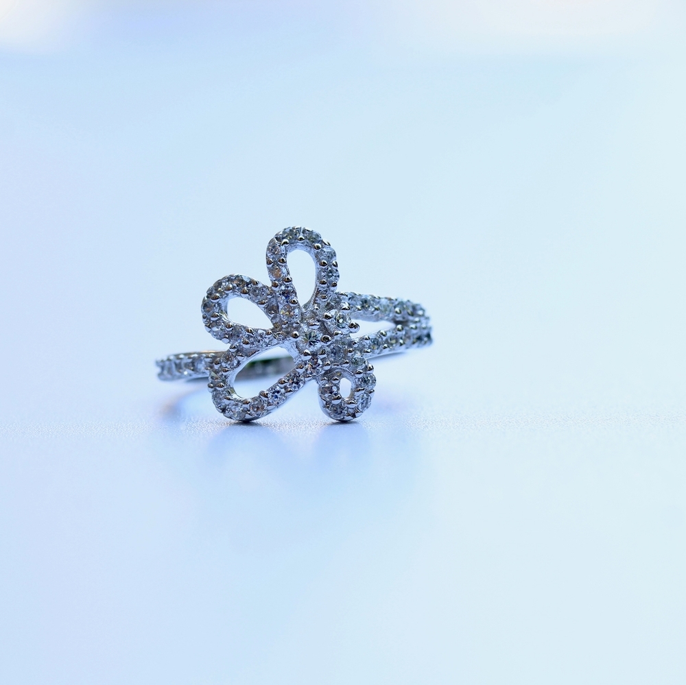 Butterfly CZ Ring